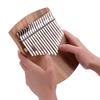 17-Key Thumb Piano Kalimba Camphorwood C Tone with Carry Bag Music Book Musical Scale Stickers