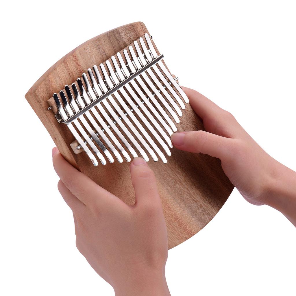 17-Key Thumb Piano Kalimba Camphorwood C Tone with Carry Bag Music Book Musical Scale Stickers