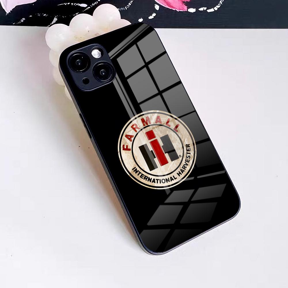 Case IH Tractor Logo Phone Case For IPhone 17 Pro Max 16 15 14 Pro Max 13 11 X Xs Xr 8 7Plus Glass Cover