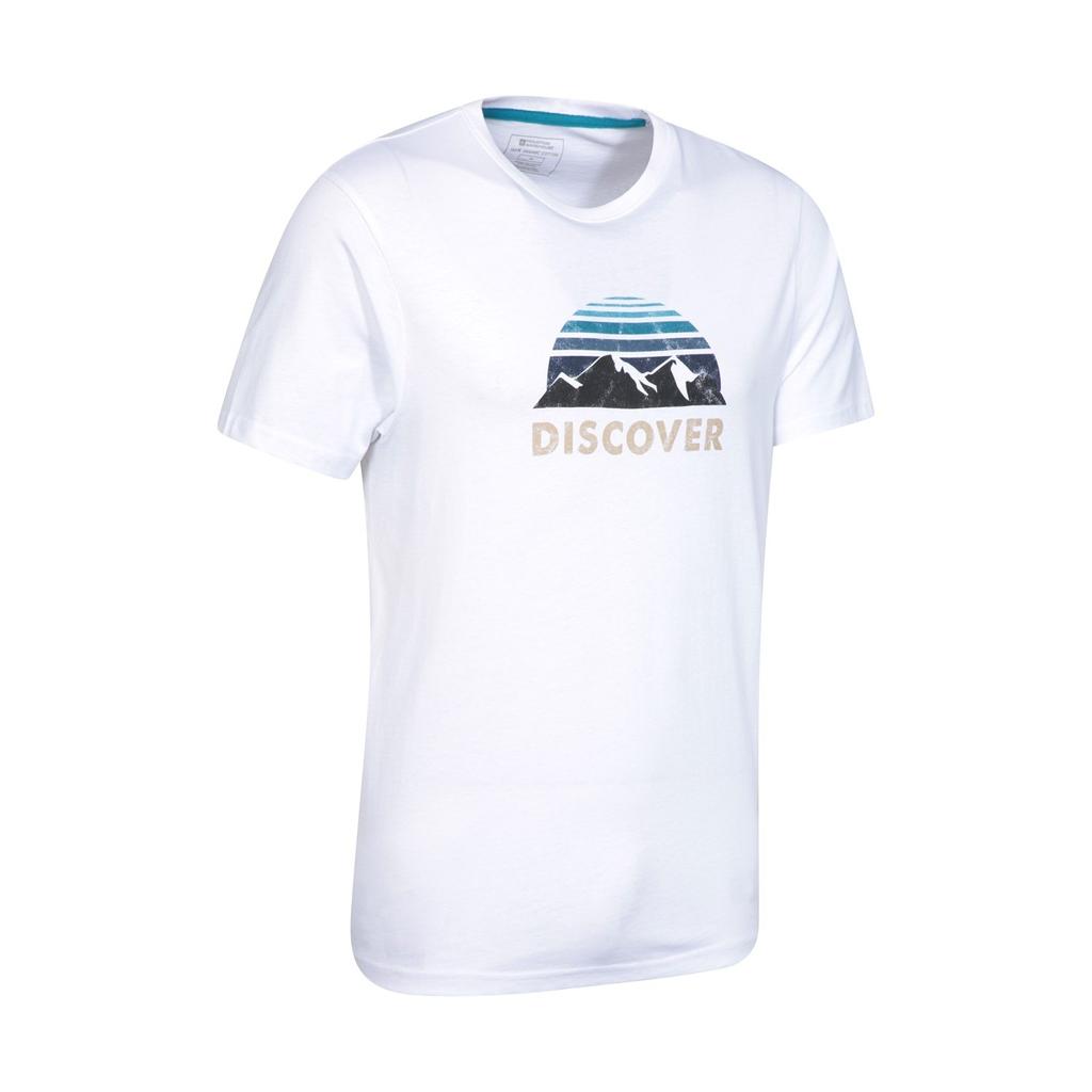 Mountain Warehouse Mens Discover Organic Cotton T-Shirt