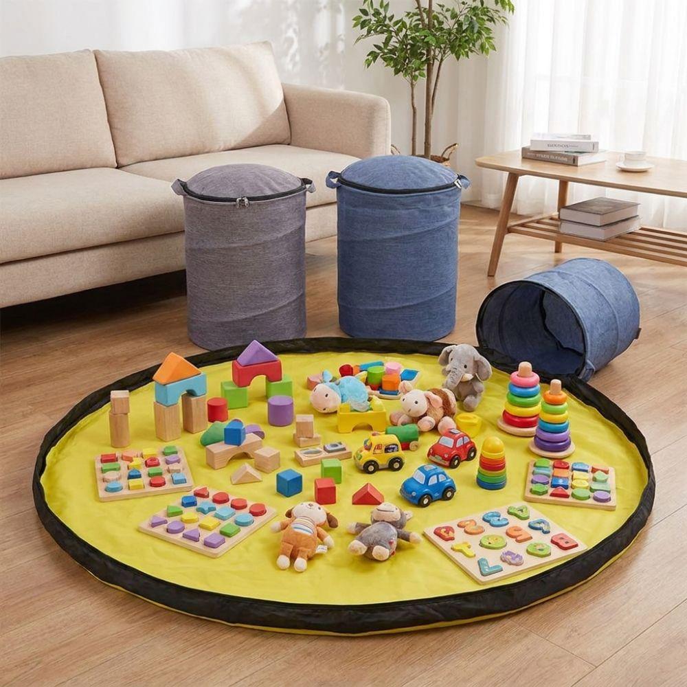 Hand-held Game Mat Storage Bucket Large Capacity Toy Storage Bucket Playroom
