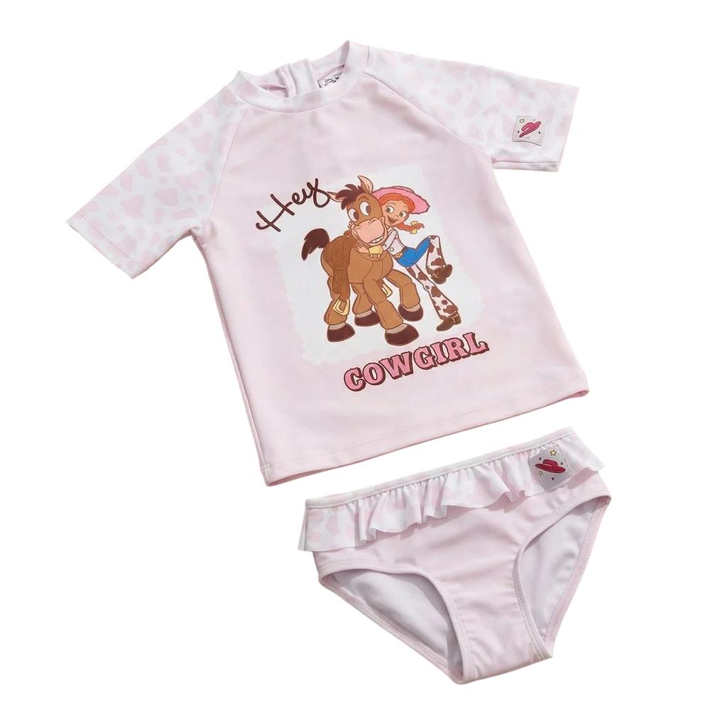 Toy Story Girls Jessie & Bullseye Two-Piece Swimsuit