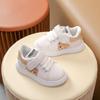 Baby's Spring New Arrivals White Shoes, Girls' Infant Soft-Soled Walking Shoes, Casual Sneakers for Children, Boys' Toddler Casual Shoes.