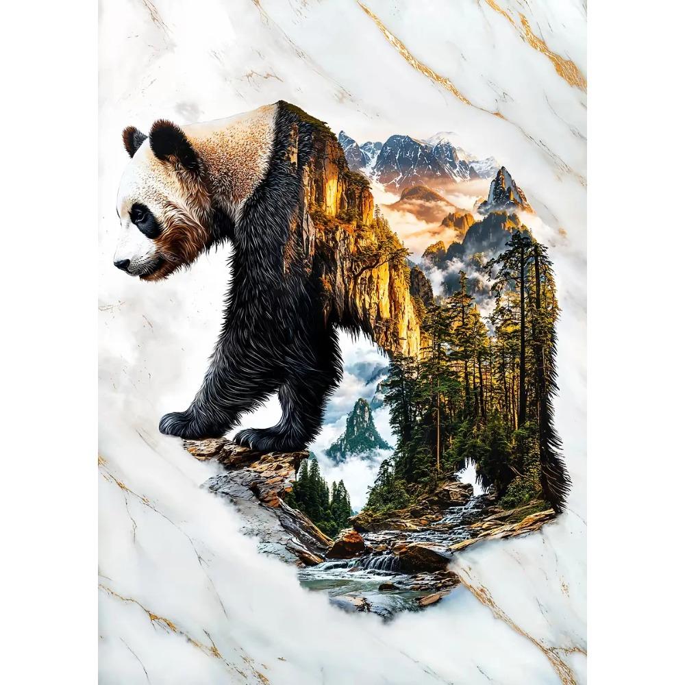 Majestätischer Geist der Wildnis Poster Tiere Bär Phönix Wiedergeburt Drucke Leinwandmalerei Wandbilder Heim Wohnzimmer Dekor