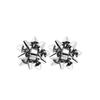 Star Ribbon Merry Christmas Earrings Snowflake Wrap Bow Stud Earrings  Girls