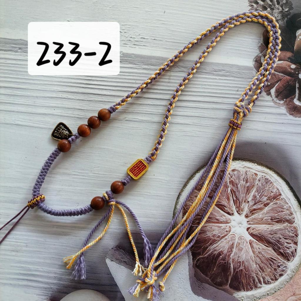 Collier pendentif fait main avec perle Dzi tibétaine et ambre, sur chaîne de clavicule