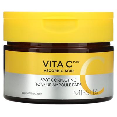 Vita C Plus, Spot Correcting Tone-Up Ampoule Pad, 80 Sheets, 210g (7.40oz)