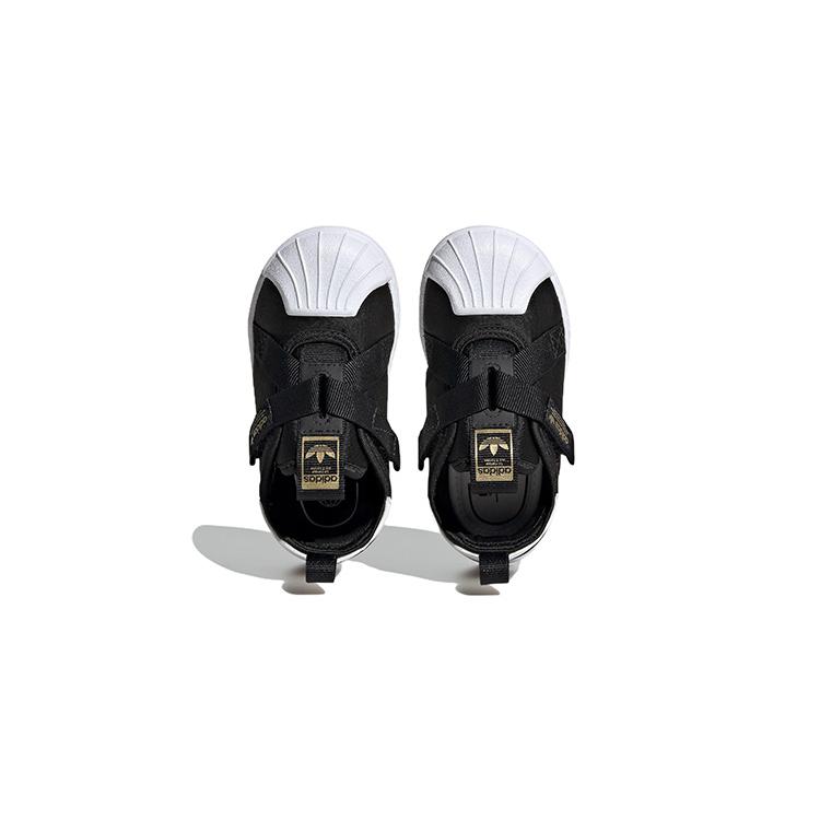 Adidas Originals SUPERSTAR 360 Abrasion Resistant Abrasion Resistant Low top Skateboard Shoes Black White HQ6082