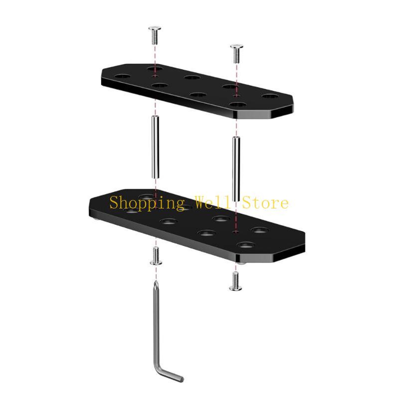 KX4B Decorative Wall Display Stand For Steel Tip Darted Clear Acrylic Storage Rack