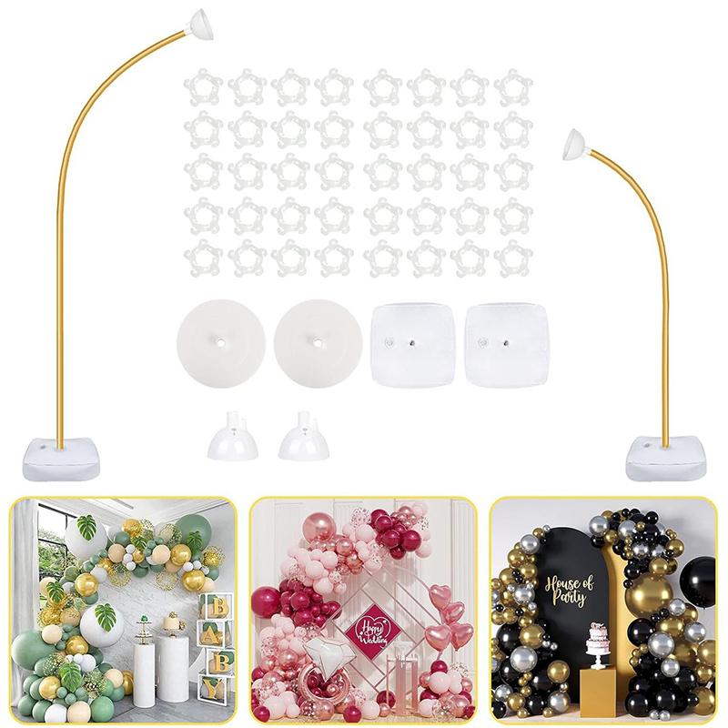 Balloon Arch Kit Adjustable Balloon Arch Stand Balloon Arch Column Frame For Wedding Baby Shower Birthday Photo Backdrop Decor