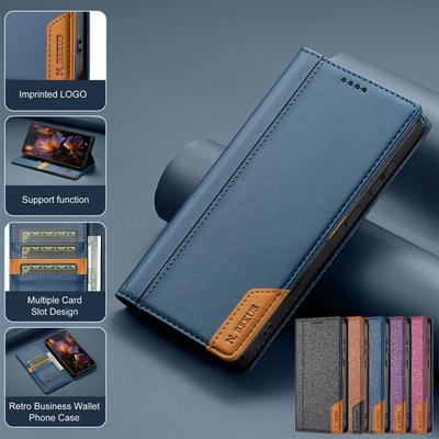Per Xiaomi 11T-14T, Redmi 12-Redmi 14C, serie Note10-Note14. Custodia a Portafoglio con Supporto Multifunzionale Protezione RFID Moda Ecopelle