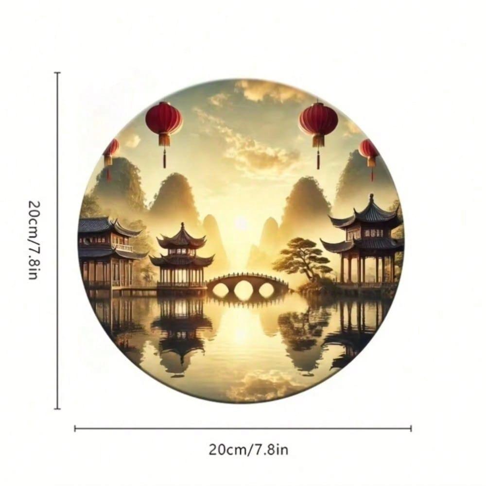 2D Metal Wall Art Sign Durable Home Office Decor Easy Hang Gift for Kitchen Garden Room