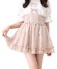 Yume Tembo Skirt, Choice of Lace Frill Ribbon Skirt, 535373, Mini, Pink