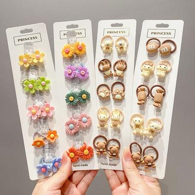 10 stuks Kinder Elastiekjes Doen Geen Pijn aan het Haar Elastisch Goed Meisje Baby Hoofdtouw Haarelastiekje Haar Pieper Scrunchies Hoofddeksel