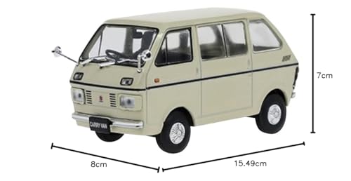 FIRST:43 1/43 Scale Suzuki Carry Van 1969 Ivory Finished Model F43-163