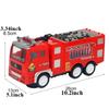 4D Truck Toys for Boys Girls Toddler Car Toys Fire Vehicle Toy with Sounds & Lights Firetruck Christmas Birthday Gift for Kids