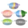 Tigela Alimentadora Lenta para Cães Prato de Comida Lenta para Cães Tigela de Silicone para Comida de Pet Previne Engasgos para Cães e Gatos que Comem Rápido