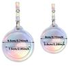 58/75mm Round Badge Protective Case Transparent Window Fan Supplies Waterproof Badge Display Bag Hangable Portable