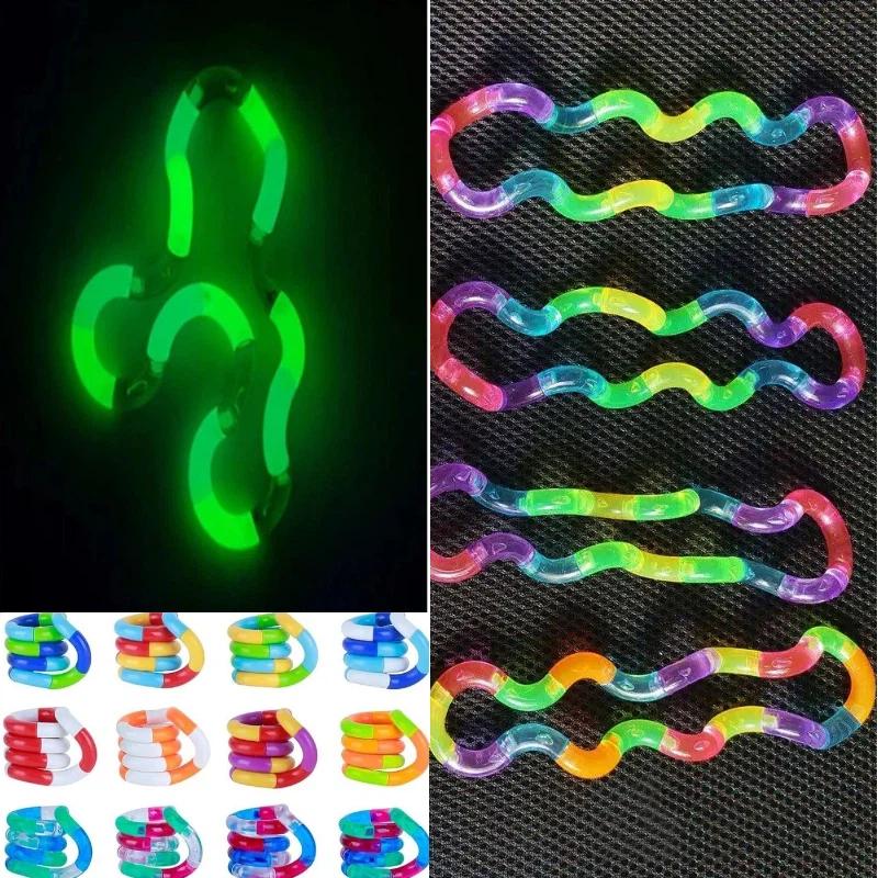 Deformable Rope Knot Stress Relieving Toy Deformation Rope Educational Tangle Fidget Toy Gift for Kid Juguetes Antiestrés
