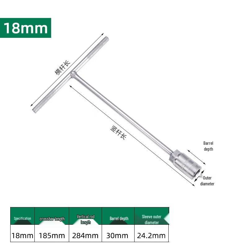 SMVP T-Handle Hex Socket Wrench Set CN plug (adapter included)