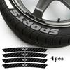 4Pcs Carbon Fiber Car Logo Wheel Tire Hub Rim Sticker Badge For MINI Cooper S JCW WORKS R55 R56 F55 F56 R57 R58 R59 R60 CLUB MAN