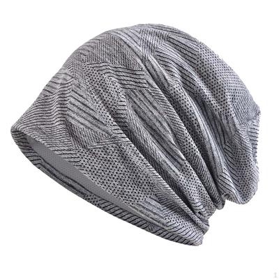 Breathable Beanie Hat, Comfortable Lightweight Wrap Head Scarf, Soft Unisex Bonnet Headgear for