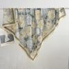 Pastoral Daisy 111 Large Square Scarf Silk Scarf Women's Silk Scarf Air Conditioning Shawl Travel Sunscreen Beach Silk Scarf