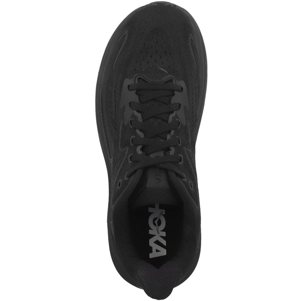 HOKA Clifton 10 Running Black Cushioned Sneakers for Running and Walking Shoes, (1162031-BBLC), Ultra-Lightweight (Black/Size 23.0/Women's)