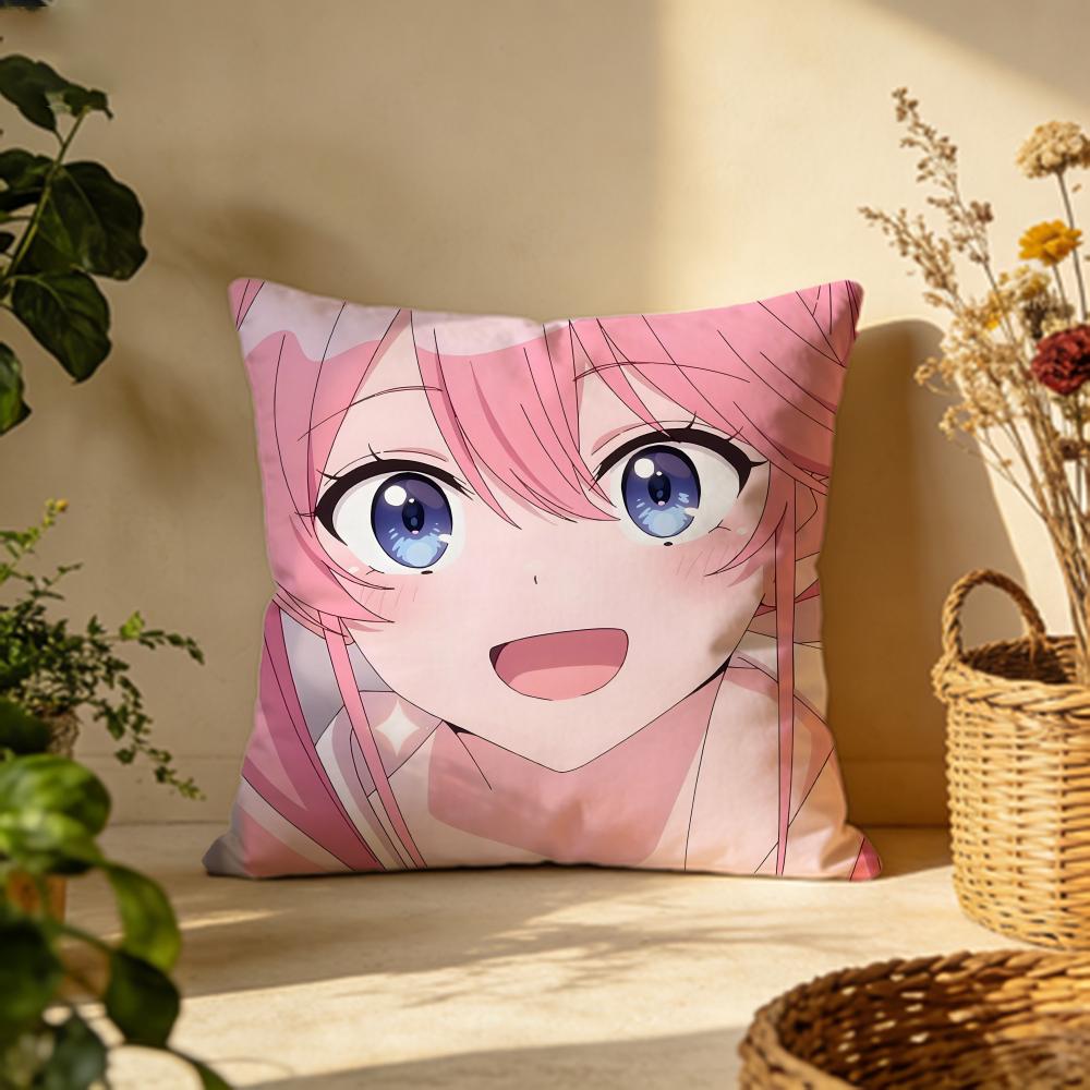 Stylish Sshiunji ke no Kodomo tachied Cushion Cover Versatile DoubleSided Pillow Case Fit for Sofa Bed Car  Daily Decor