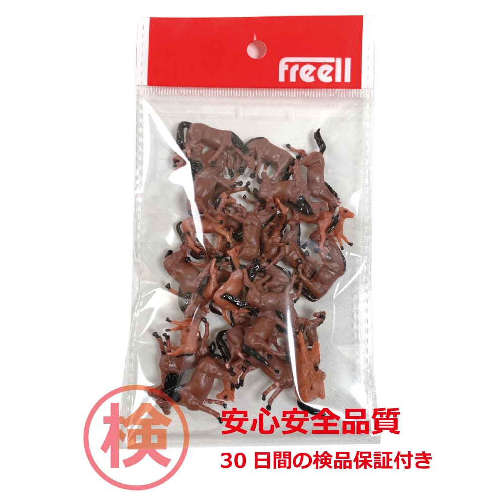 Miniature Diorama Horses Set Horse Diorama N Gauge Railway Model Miniature Parts Model DIY Brown 1/87 30-Head
