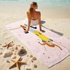 1Pc Girl Upside Down Beach Towel, Quick Dry, Multi-Use for Beach Pool Gym Yoga Home Travel, Christmas, Halloween, Xmas Gift M929413
