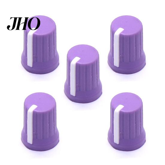 Rotary Knobs 5Pcs Universal EQ Knob Replacement Wear Resistant Caps Mini Size Simple Installation Equalizer Potentiometer Fader Wear-resistant