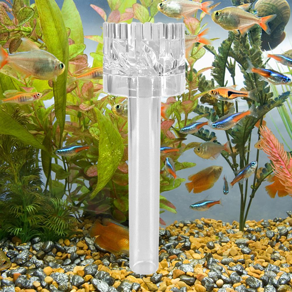 Transparent Acrylic Skimmer Pipe Inlet Outlet Water Filter Cleaning Tool Aquarium Fish Tank Accessories