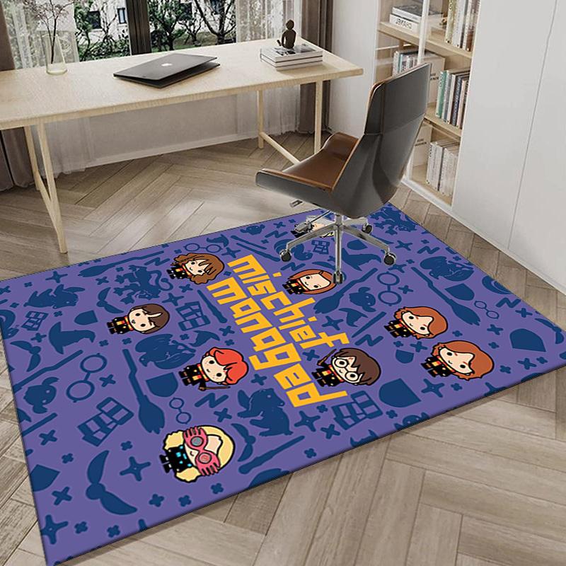 Magical School Adventure Carpet, Chair Rug,Rug for Office Bedroom living rooms, Doormat decor Fan Gift Christmas Gift