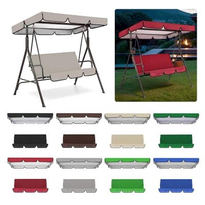 2PC Outdoor Swing Chair Awning Garden Waterproof Swing Canopy Roof Cover Outdoor Garden Swing Chair Canopy Roof Shade