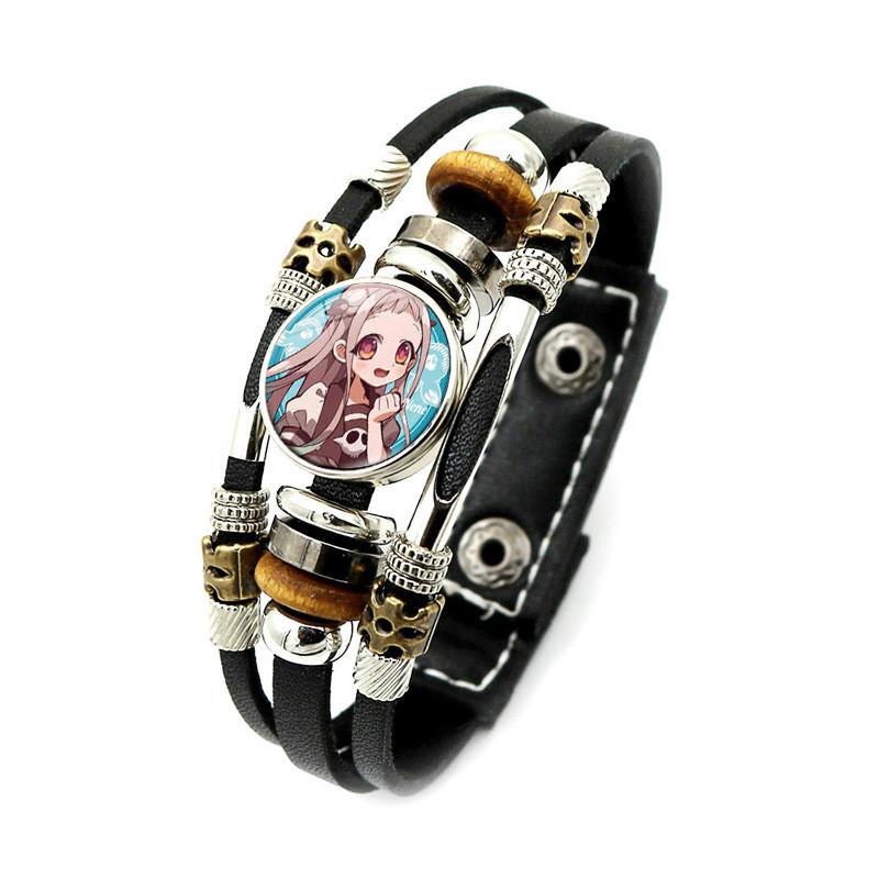 

Simplistic Anime Hanakokun Bracelet For Men And Women Trendy Glass Beads Jewelry StyleB