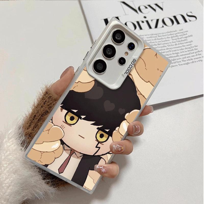 Mashle Magic And Muscles Anime Soft Phone Case for Samsung Galaxy S24 S25 FE S26 Edge S23 Ultra S22 Plus S21 + Shockproof Cover