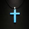 Men Simple Cross Pendant Alloy Necklace Chain Jewelry Christmas Day Gift