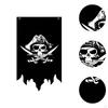 Crossbone Flag for Halloween Themed Party Indoor Outdoor Decoration