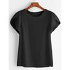 Summer Women Lotus Short Sleeve Blouse Tops Ladies Loose T Shirt Casual Top Tee