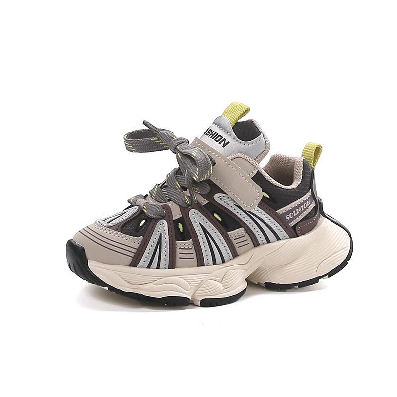 

Children s sports shoes will be popular in the autumn of 2025. Boys platform dad shoes are fashionable and versatile. Girls casual single shoes 21-25 yards 5 pairs in one hand коричневий