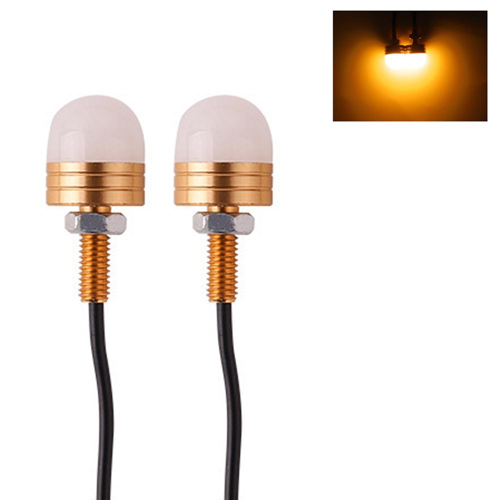 

2 шт. 12 В мотоциклетный сигнальный фонарь поворотный сигнал дневные ходовые огни противотуманные фары ангельские фонари аксессуары