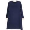 FOXEY BOUTIQUE 42319 Navy Knit Dress Letter F One Piece dress 42 NavyUsed