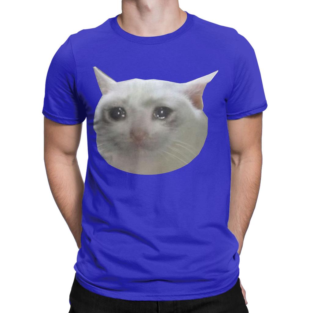 Crying Funny 100 Cotton Tshirt Meme Tops Tees For Unisex