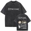 Washed Vintage Rock Band Fleetwood Mac Rumours Graphic T-shirt Stevie Nicks T Shirt Women Casual Cotton Oversized T-shirts