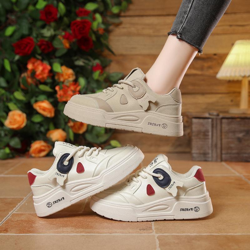 2025 Little White Shoes Children's Summer New Korean Version Ins Female Students Leisure Sports Versatile Board Shoes Street Shot K2701