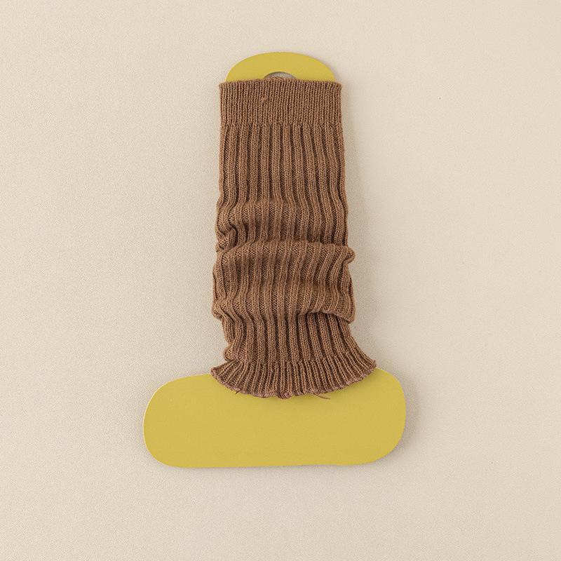 

Корейский стиль белые шерстяные толстые плюшевые носки для женщин - теплые однотонные вязаные чехлы для ног One Size темные хаки