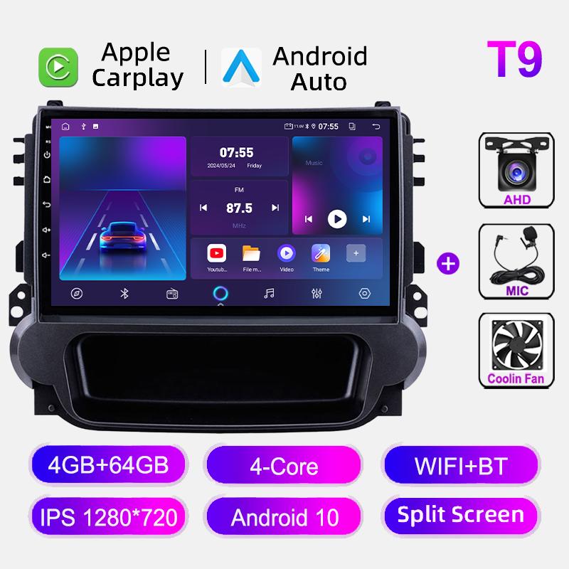 For Chevrolet Malibu 2012-2015 Car Radio Auto Stereo GPS Navigation BT WIFI Carplay Multimedia Video Player Android 12 Head Unit