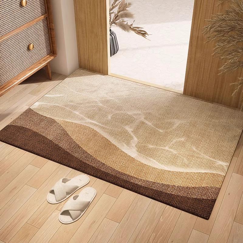 Front Door Mat Outside Entrance Welcome Mat Outdoor Indoor Entryway Rug Non-Slip Washable Doormat   Doormat Kitchen Rug