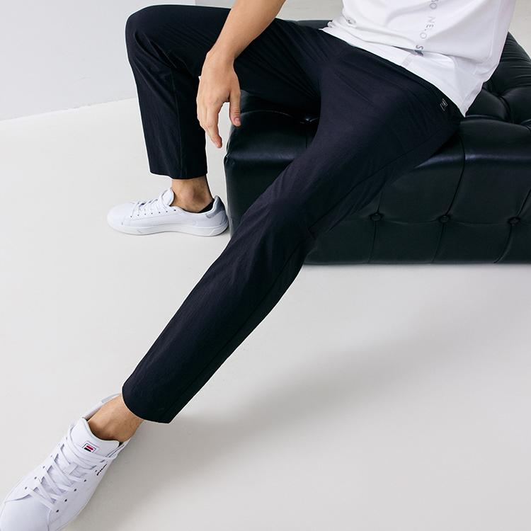 New FILA Casual Pants Men's Jet Black F11M132853F-BK